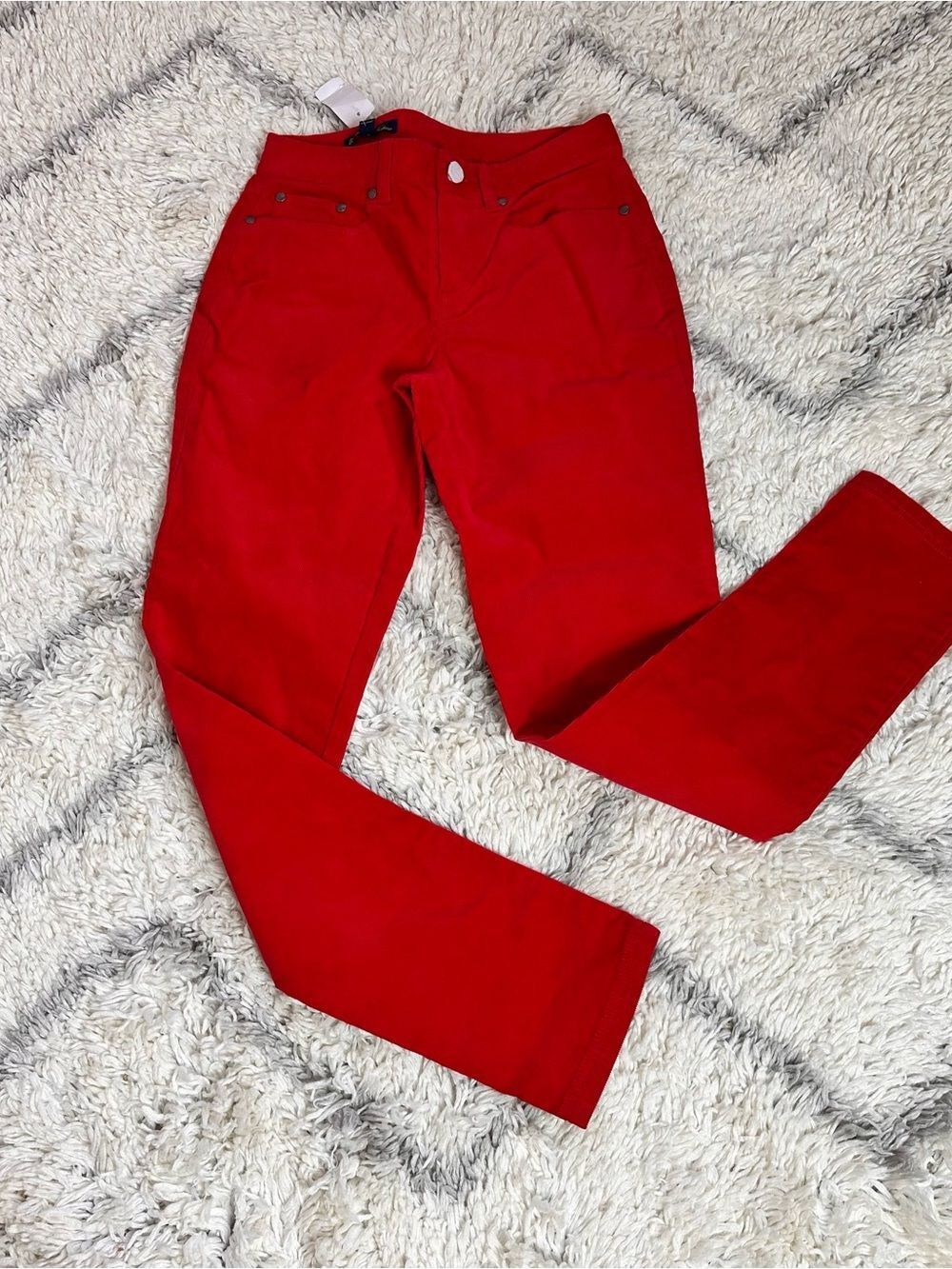 Brooks Brothers Women’s Red Straight Leg corduroy Jeans